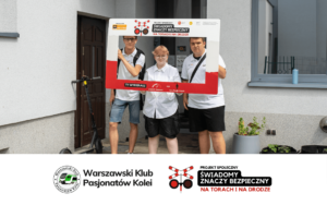 Zespół projektu Świadomy znaczy bezpieczny z wizytą w Integracyjnej Podstawowej Szkole Montessori Elipsoida w Warszawie
