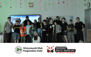 Zespół projektu Świadomy znaczy bezpieczny z wizytą w Szkole Podstawowej nr 402 w Warszawie